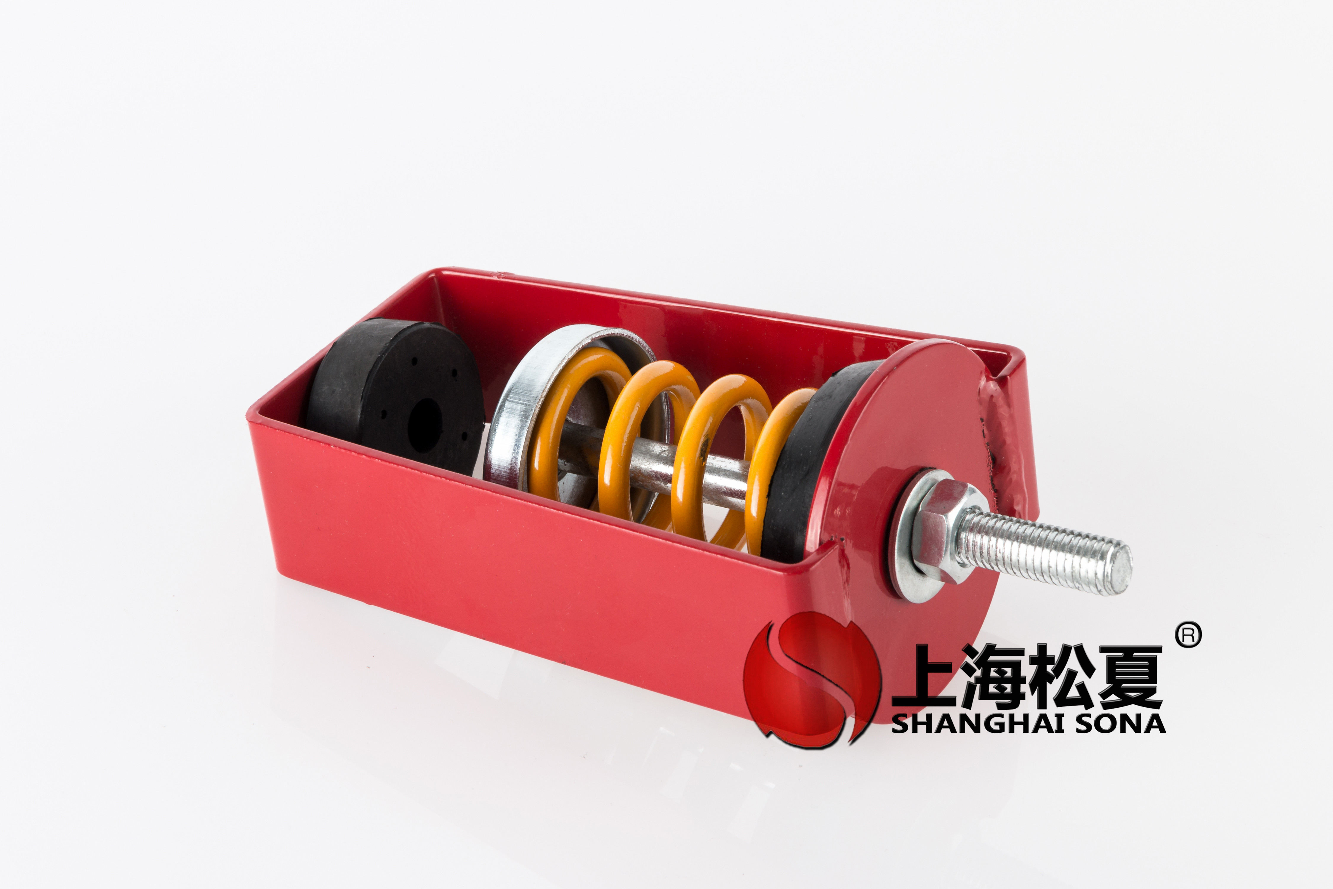 空壓機噪音治理安裝<a href='http://m.jshnzg.com' target='_blank'><u>減震器</u></a>是方法之一