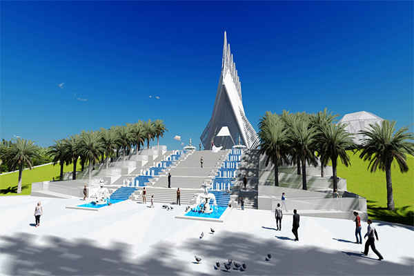 毛里求斯伊甸園文化廣場(chǎng)吊式<a href='http://m.jshnzg.com' target='_blank'><u>彈簧減震器</u></a>