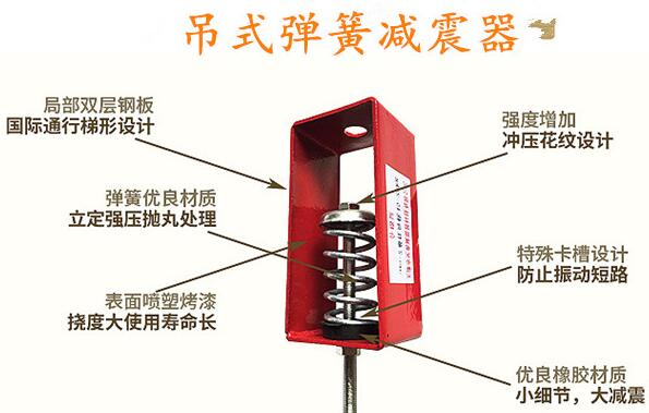 當空調機組趕上吊式彈簧<a href='http://m.jshnzg.com' target='_blank'><u>減震器</u></a>
